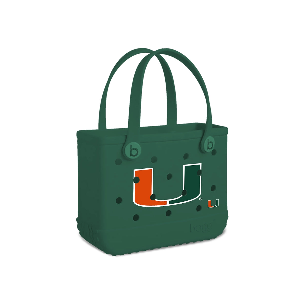 Bitty Bogg Bag Miami Hurricanes Cruise Ship Essentials Tote Modern Easy Clean Deep Storage Interior for Outdoor Sports