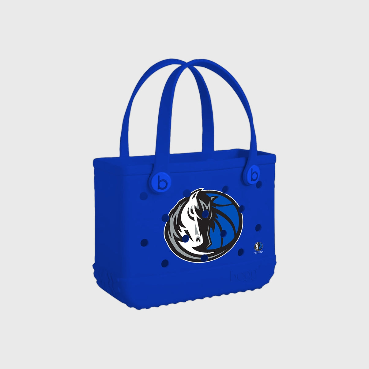 Bitty Bogg Bag Dallas Mavericks Summer Holiday Storage Tote Lightweight Travel Friendly Reinforced Grip Handles for Resort Vacations