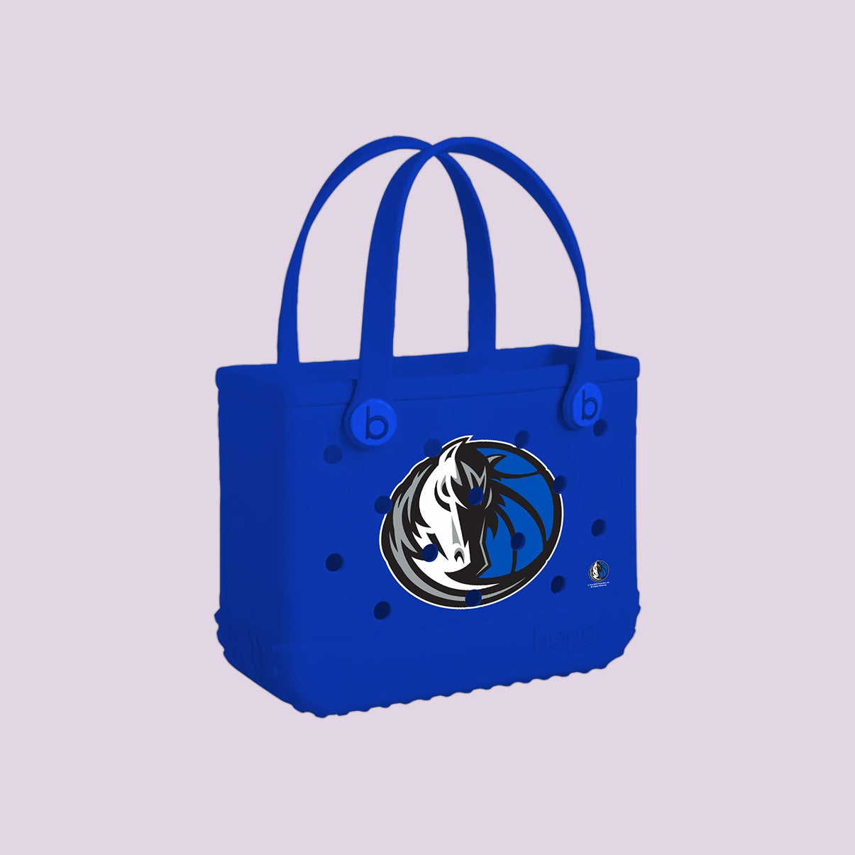 Bitty Bogg Bag Dallas Mavericks Large Capacity Beach Carryall Easy Clean Washable with Easy Clean Surface for Summer Travel Travel Organizer Vacation Essentials for Women
