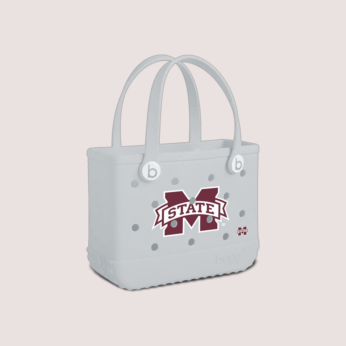 Bitty Bogg Bag Mississippi State Bulldogs Water Sports Travel Tote Durable Tip Resistant with Reinforced Handles for Camping Trips Travel Organizer Vacation Essentials for Women