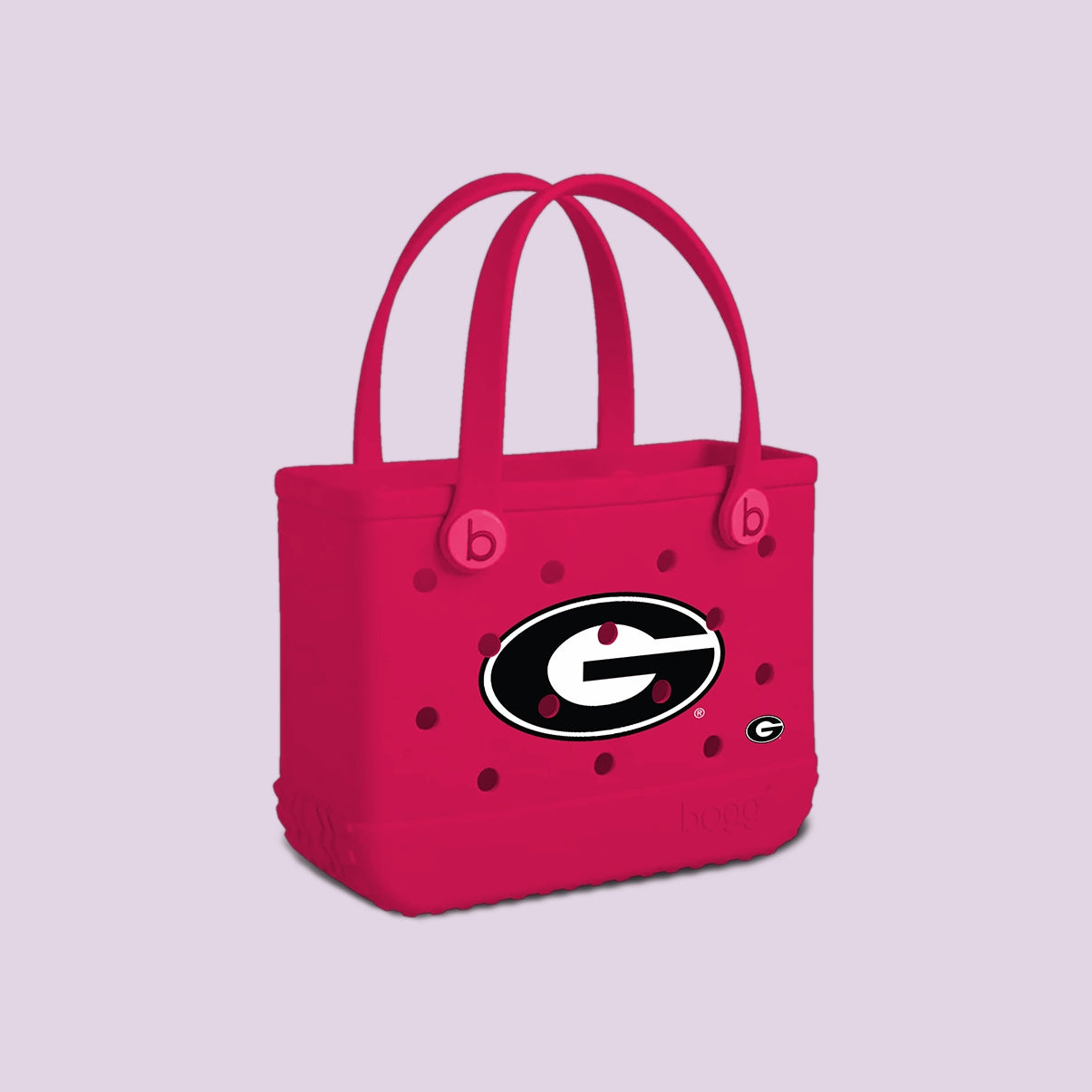 Bitty Bogg Bag Georgia Bulldogs Summer Beach Accessories Bag Lightweight Waterproof with Non Slip Bottom for Beach Vacation Travel Organizer Vacation Essentials for Women