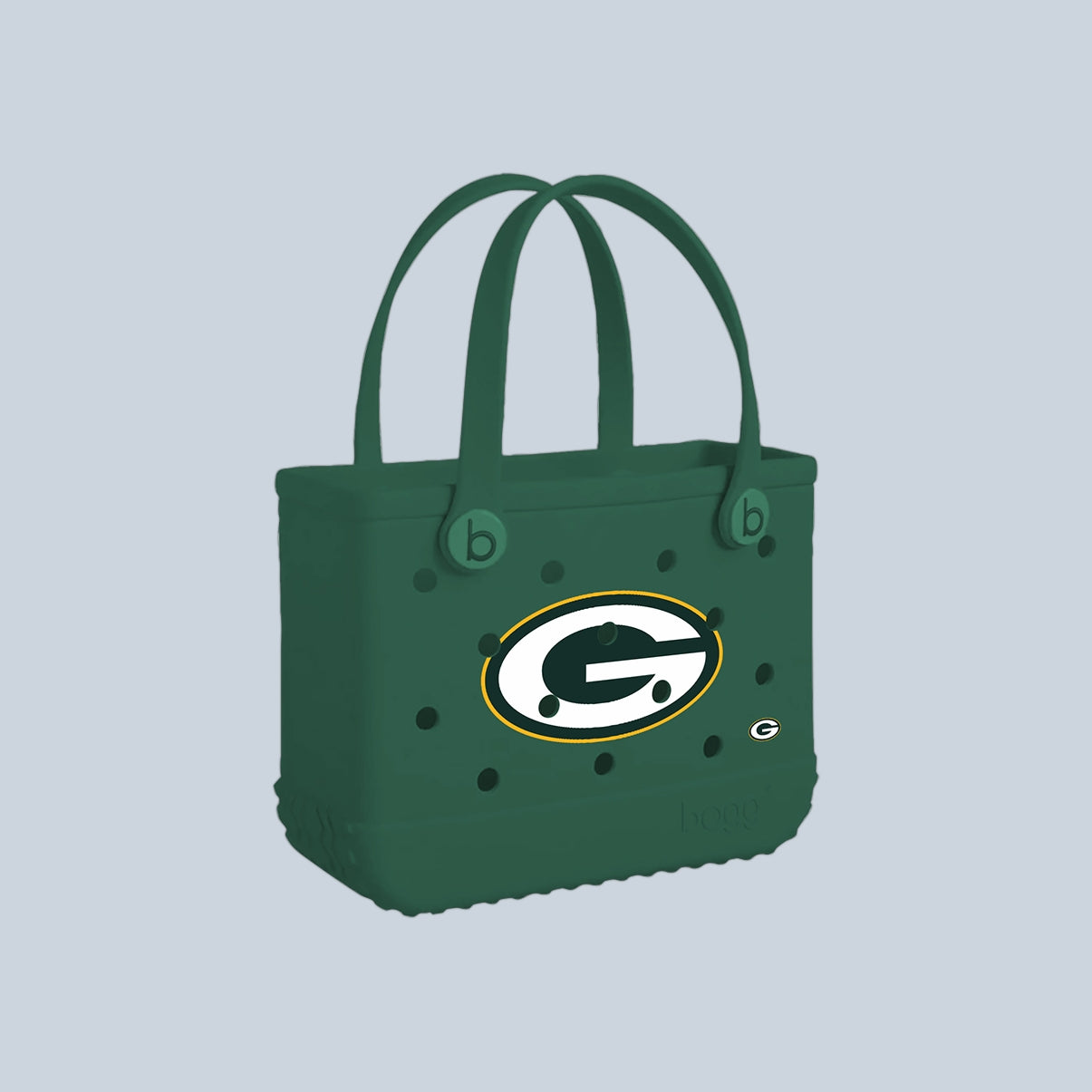 Bitty Bogg Bag Green Bay Packers Poolside Storage Carryall Easy Clean Easy Clean with Extra Storage Compartments for Family Beach Days Travel Organizer Vacation Essentials for Women