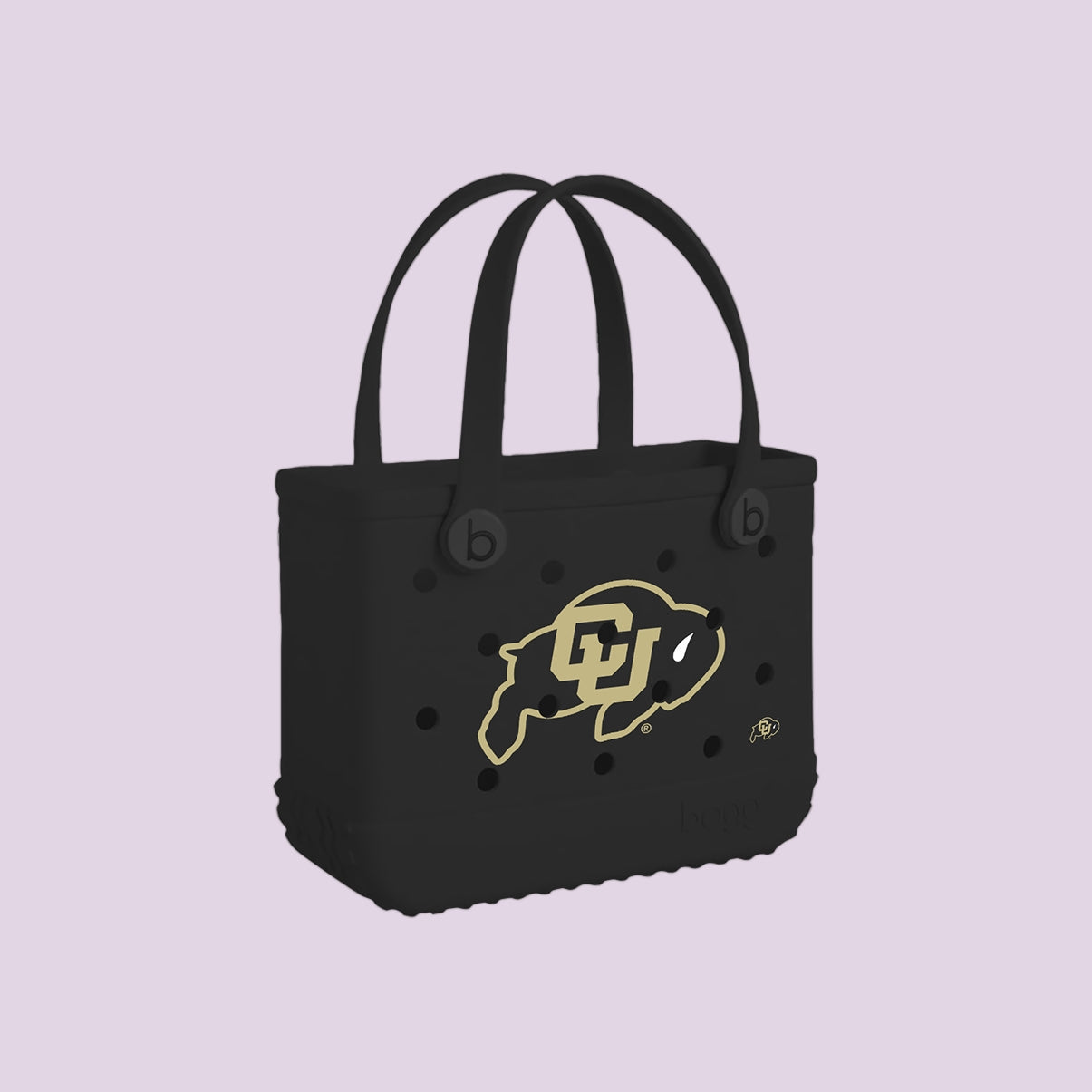 Bitty Bogg Bag Colorado Buffaloes Summer Beach Accessories Bag Large Capacity Tip Resistant with Reinforced Handles for Picnic Days Travel Organizer Vacation Essentials for Women