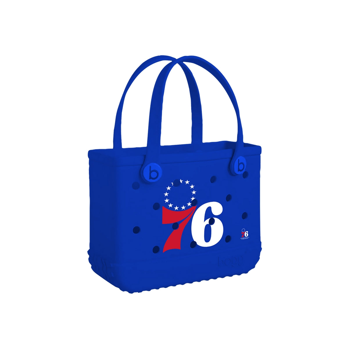Bitty Bogg Bag Philadelphia 76ers Summer Holiday Storage Tote Heavy Duty Easy Clean Adjustable Shoulder Strap for Resort Vacations