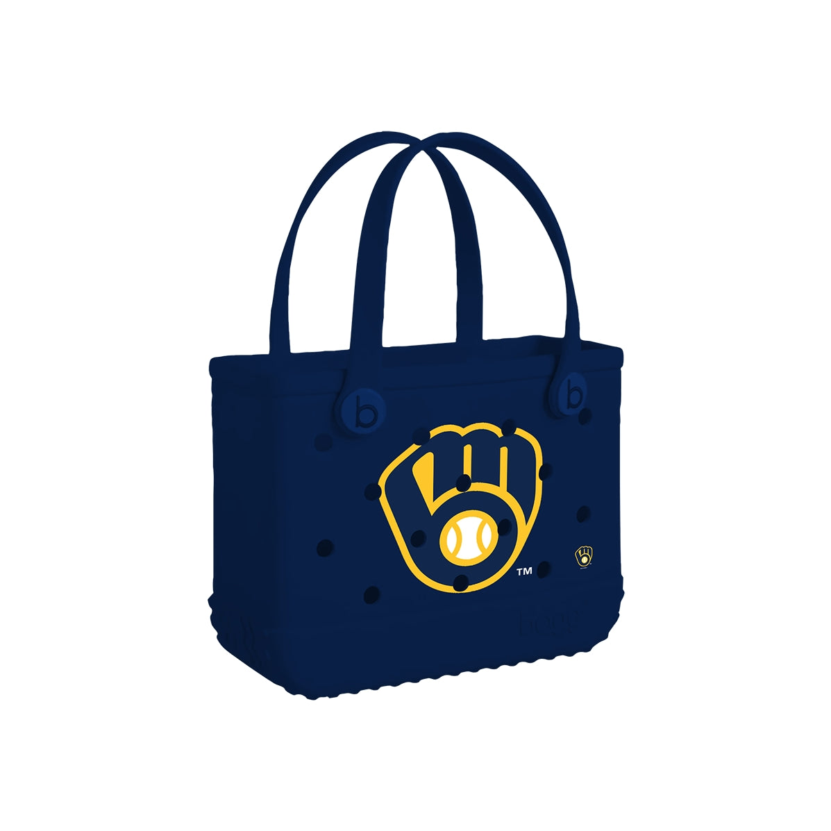 Bitty Bogg Bag Milwaukee Brewers Summer Holiday Storage Tote Functional Multi Purpose Deep Storage Interior for Outdoor Sports