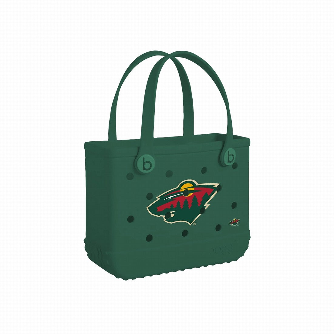 Bitty Bogg Bag Minnesota Wild Family Holiday Beach Organizer Heavy Duty Large Capacity Reinforced Grip Handles for Family Trips