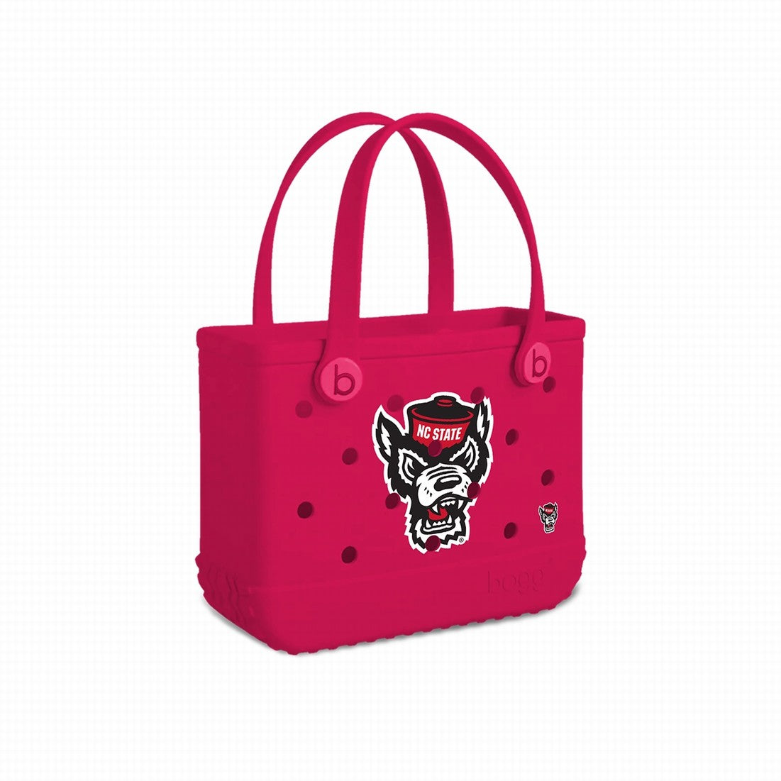 Bitty Bogg Bag NC State Wolfpack Boat Trip Waterproof Tote Sandproof Washable with Makeup Bag for Resort Holidays Travel Organizer Vacation Essentials for Women