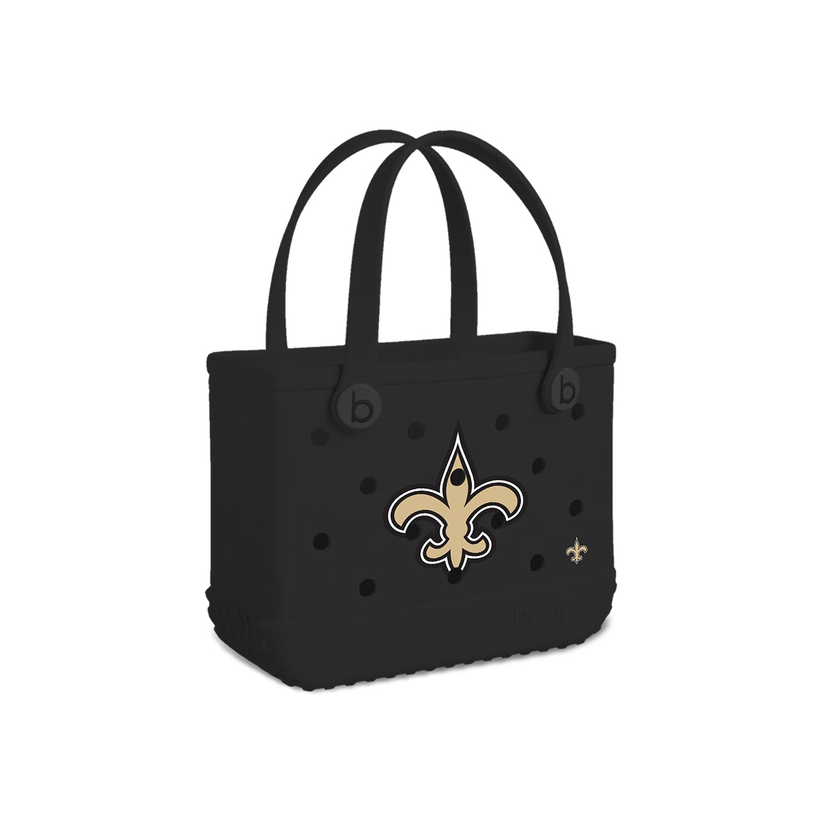 Bitty Bogg Bag New Orleans Saints Open Top Beach Organizer Lightweight Sandproof with Cosmetic Organizer for Outdoor Adventures Travel Organizer Vacation Essentials for Women