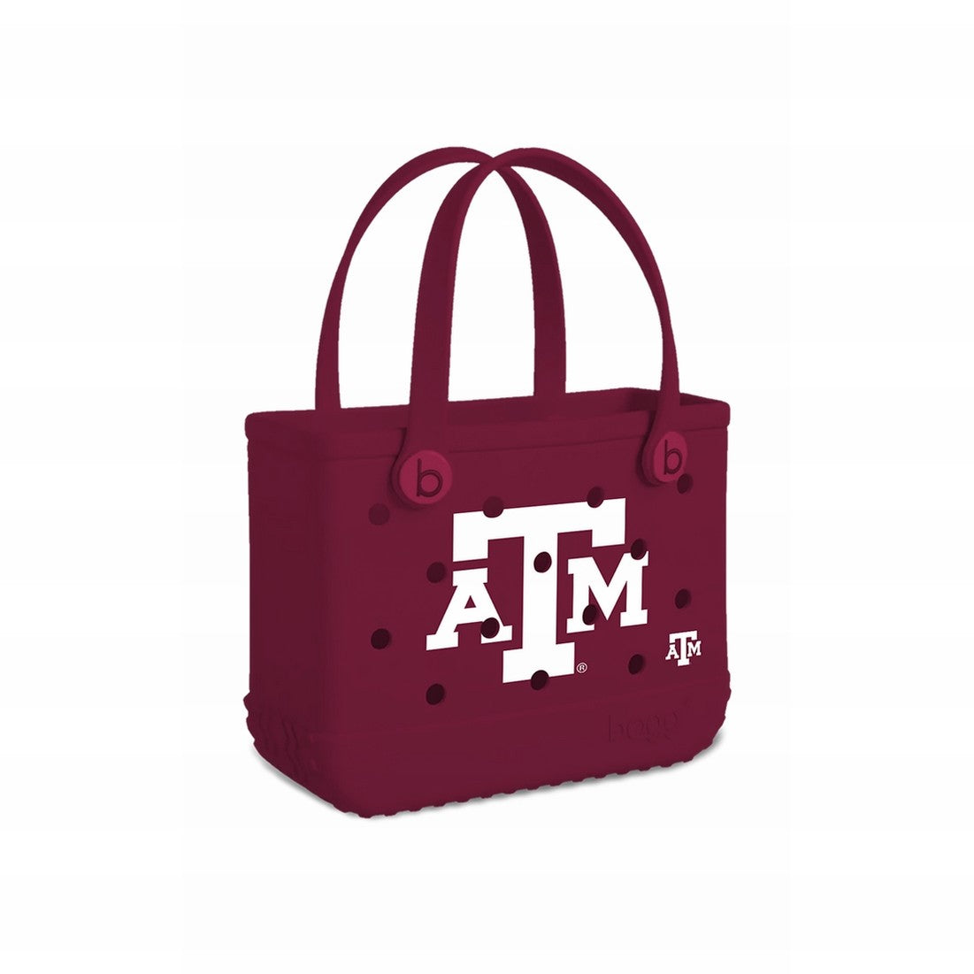 Bitty Bogg Bag Texas A&M Aggies Luxury Resort Pool Tote Tip Resistant Sandproof with Reinforced Handles for Yacht Excursions Travel Organizer Vacation Essentials for Women