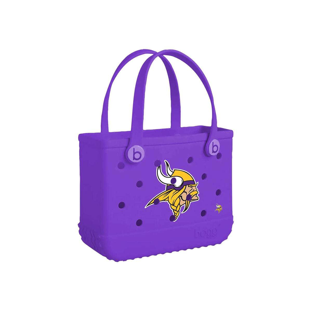 Bitty Bogg Bag Minnesota Vikings Ocean Day Storage Tote Portable Oversized Reinforced Grip Handles for Cruise Travel