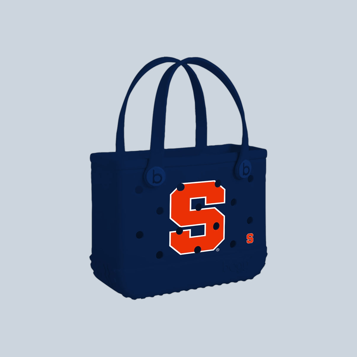 Bitty Bogg Bag Syracuse Orange Travel Companion Beach Tote Lightweight Washable Non Slip Bottom Design for Weekend Travel