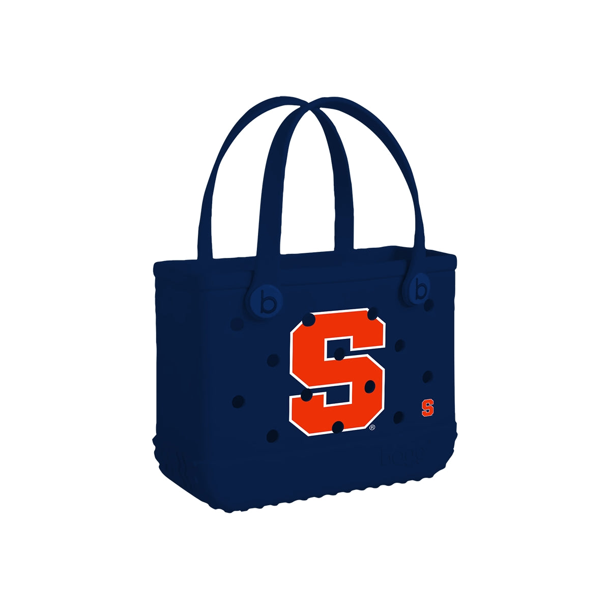 Bitty Bogg Bag Syracuse Orange Large Capacity Beach Carryall Travel Friendly Lightweight with Cosmetic Organizer for Resort Holidays Travel Organizer Vacation Essentials for Women