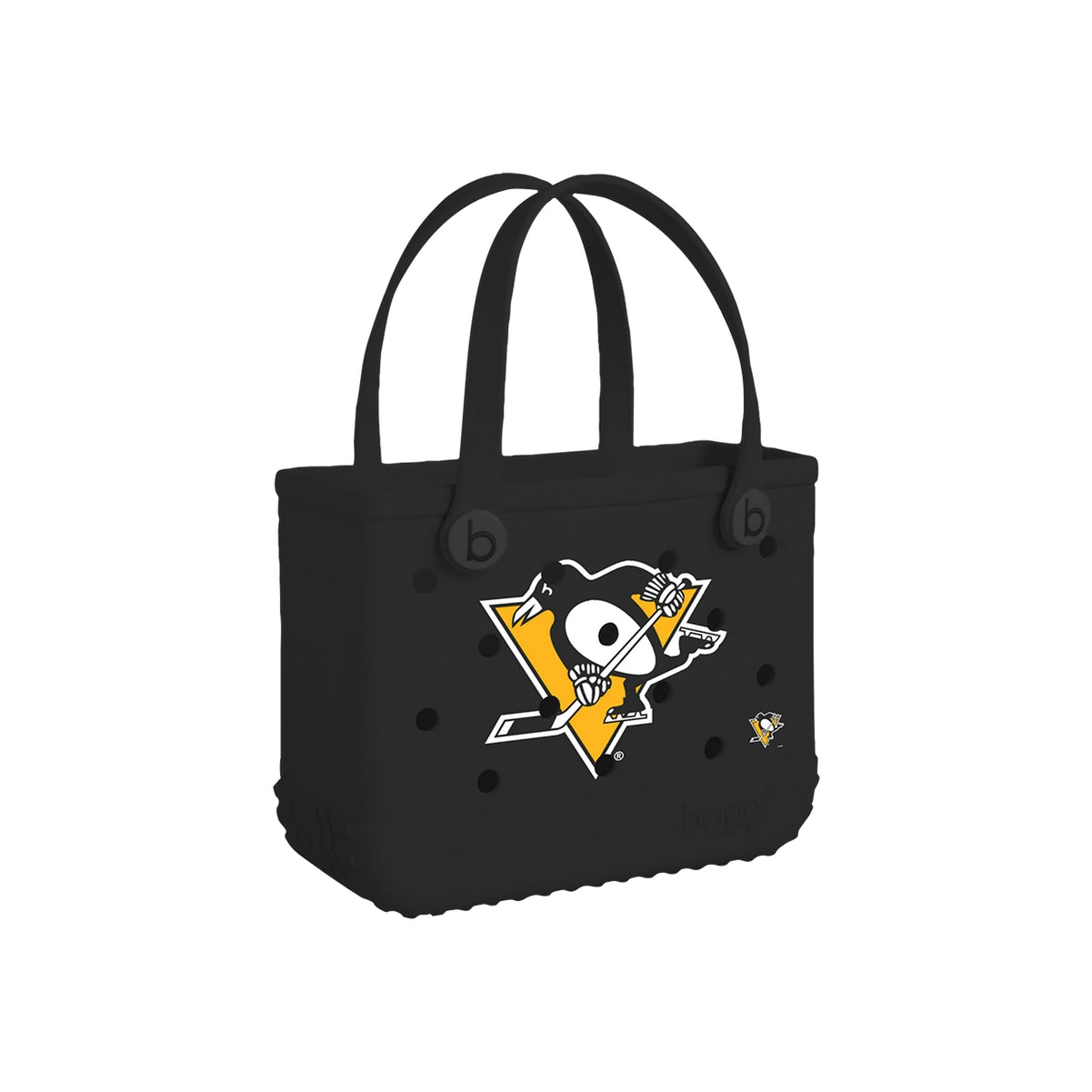 Bitty Bogg Bag Pittsburgh Penguins Outdoor Adventure Pool Tote Oversized Durable with Spacious Interior for Yacht Excursions Travel Organizer Vacation Essentials for Women