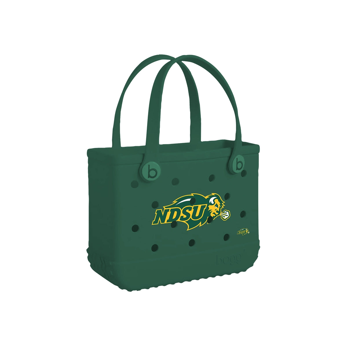 Bitty Bogg Bag North Dakota State Bison Open Top Beach Organizer Large Capacity Sandproof with Travel Accessory Pouch for Water Sports Travel Organizer Vacation Essentials for Women