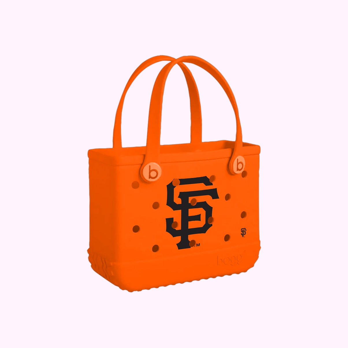 Bitty Bogg Bag San Francisco Giants Easy Clean Rubber Tote Easy Clean Waterproof with Waterproof Phone Pouch for Picnic Days Travel Organizer Vacation Essentials for Women