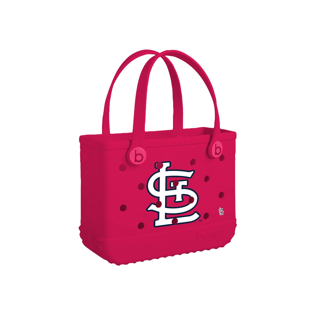 Bitty Bogg Bag St. Louis Cardinals Outdoor Adventure Pool Tote Lightweight Easy Clean with Cosmetic Organizer for Weekend Getaways Travel Organizer Vacation Essentials for Women