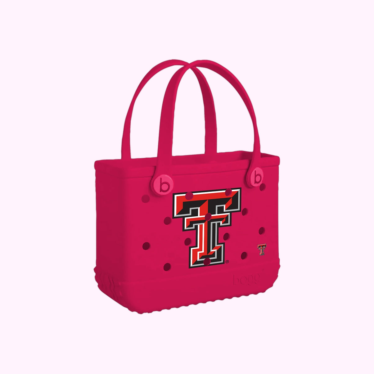 Bitty Bogg Bag Texas Tech Red Raiders Ocean Day Storage Tote Stylish Sandproof Adjustable Shoulder Strap for Women