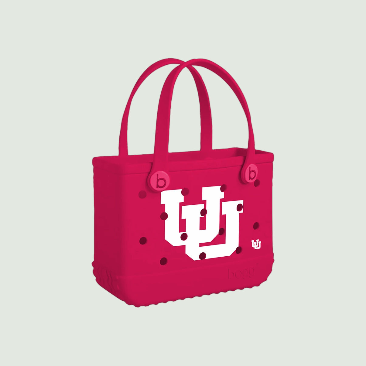 Bitty Bogg Bag Utah Utes Travel Friendly Beach Organizer Oversized Tip Resistant with Cosmetic Organizer for Weekend Getaways Travel Organizer Vacation Essentials for Women