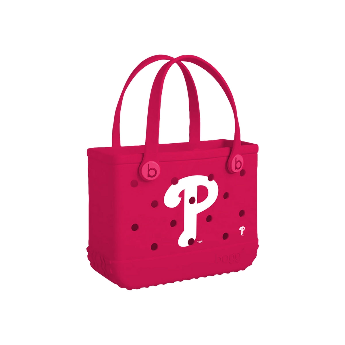 Bitty Bogg Bag Philadelphia Phillies Sand Resistant Beach Storage Bag Travel Friendly Large Capacity with Reinforced Handles for Yacht Excursions Travel Organizer Vacation Essentials for Women