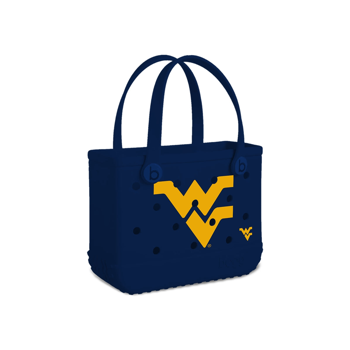 Bitty Bogg Bag West Virginia Mountaineers Family Beach Day Carryall Oversized Oversized with Waterproof Phone Pouch for Outdoor Adventures Travel Organizer Vacation Essentials for Women
