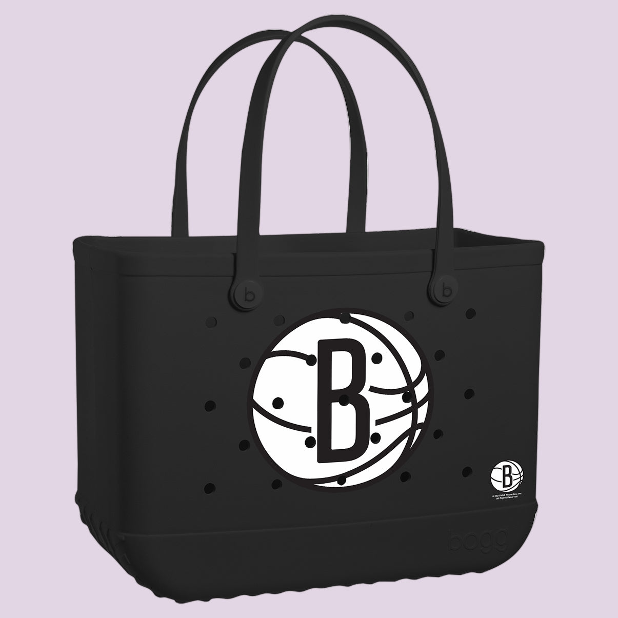 Original Bogg Bag Brooklyn Nets Poolside Storage Carryall Easy Clean Large Capacity with Extra Storage Compartments for Pool Days Travel Organizer Vacation Essentials for Women