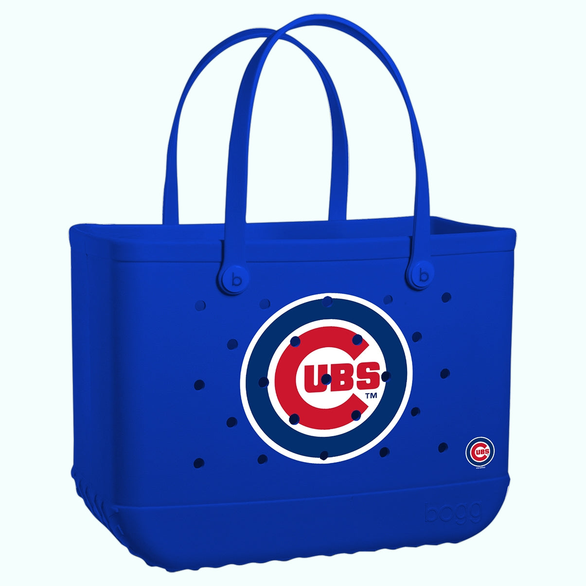Original Bogg Bag Chicago Cubs Summer Beach Accessories Bag Durable Tip Resistant with Cosmetic Organizer for Outdoor Adventures Travel Organizer Vacation Essentials for Women