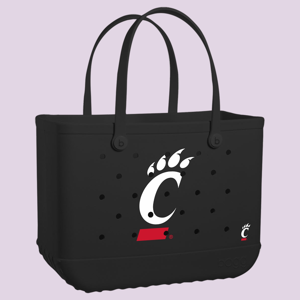 Original Bogg Bag Cincinnati Bearcats Ocean Day Storage Tote Luxury Tip Resistant Adjustable Shoulder Strap for Weekend Travel