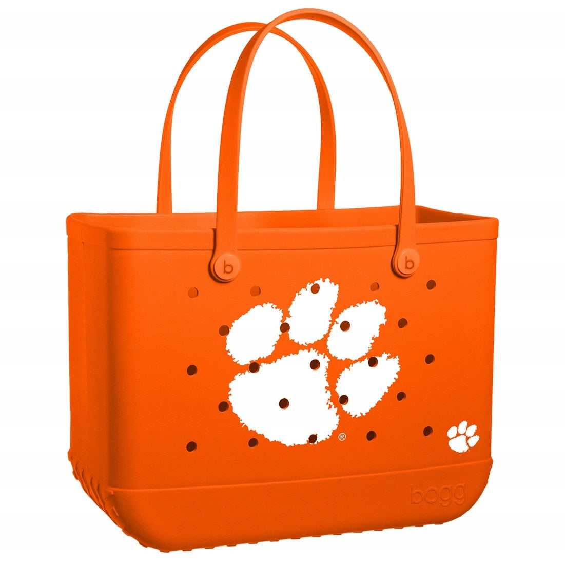Original Bogg Bag Clemson Tigers Beach Picnic Storage Bag Luxury Easy Clean Waterproof Phone Pouch Included for Family Trips