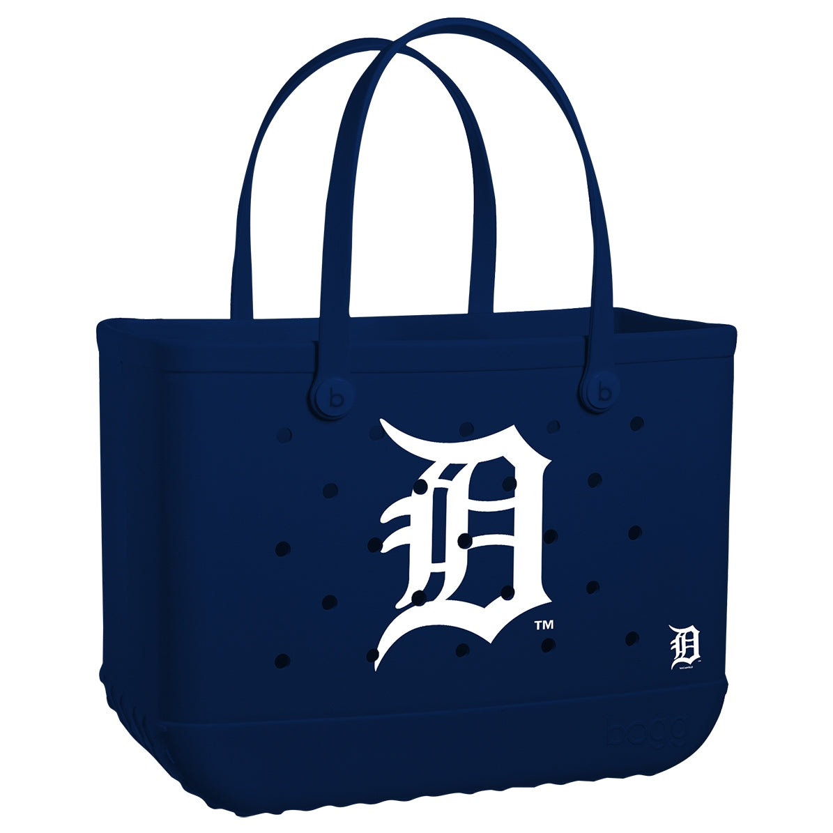 Original Bogg Bag Detroit Tigers Women's Waterproof Beach Tote Travel Friendly Washable with Reinforced Handles for Weekend Getaways Travel Organizer Vacation Essentials for Women