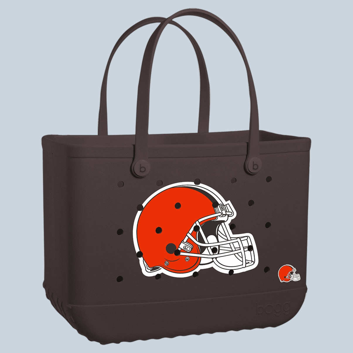 Original Bogg Bag Cleveland Browns Pool Party Storage Bag Modern Multi Purpose Adjustable Shoulder Strap for Resort Vacations