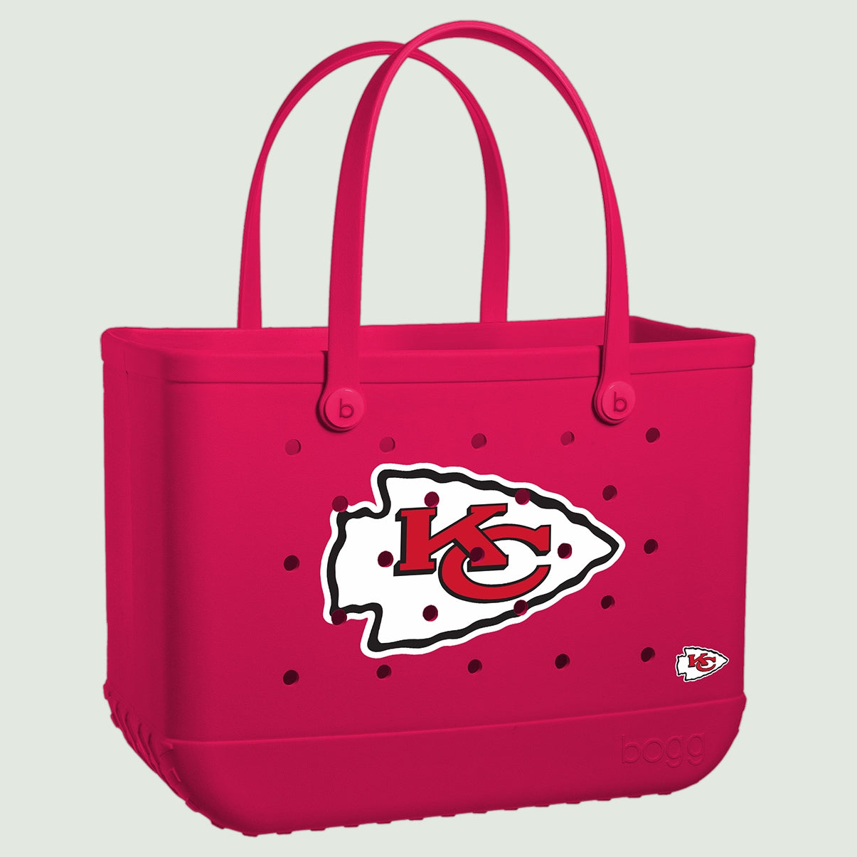 Original Bogg Bag Kansas City Chiefs Ocean Day Storage Tote Modern Sandproof Non Slip Bottom Design for Resort Vacations