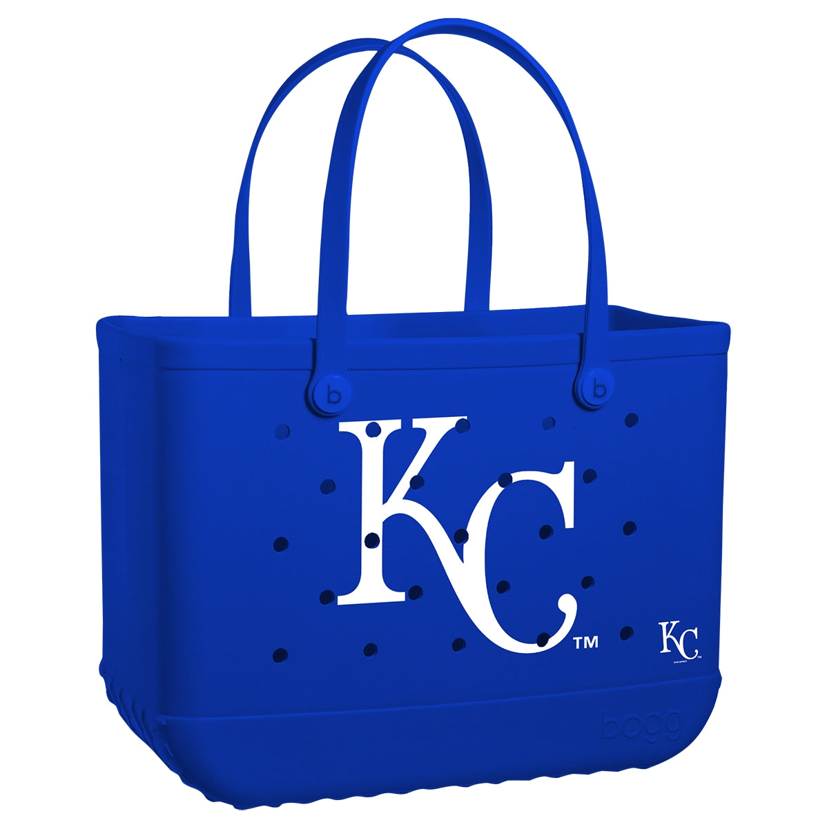 Original Bogg Bag Kansas City Royals Ocean Breeze Carryall Lightweight Travel Friendly Reinforced Grip Handles for Summer Adventures