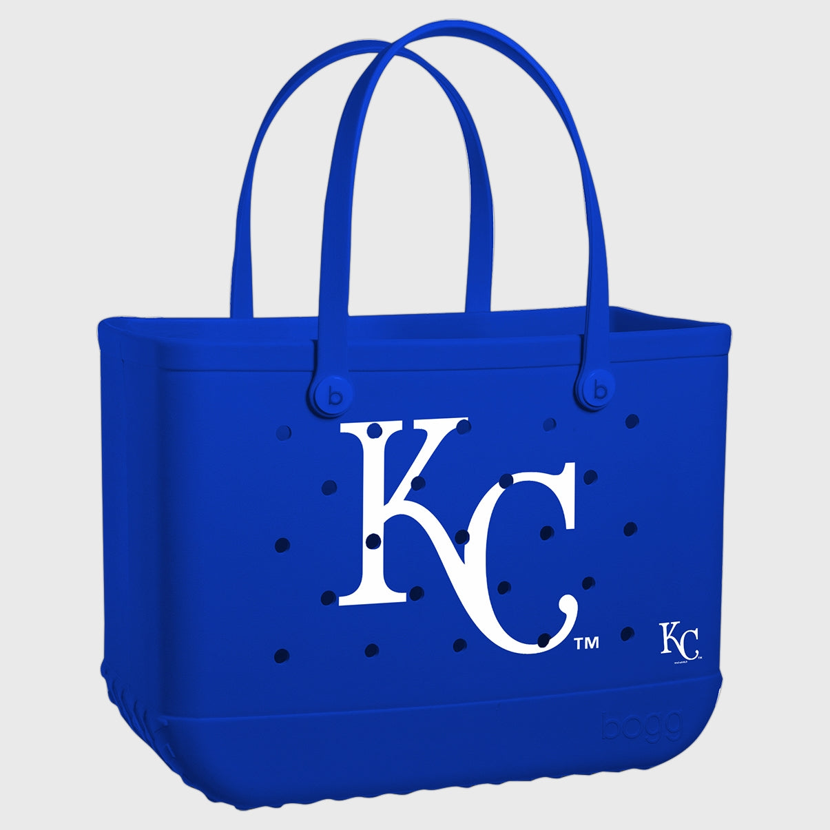 Original Bogg Bag Kansas City Royals Beach Vacation Carryall Ultra Durable Multi Purpose Open Top Access Access for Pool Activities