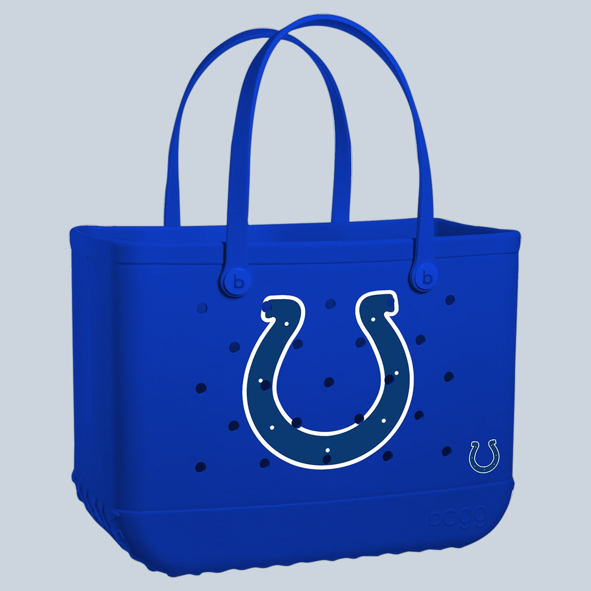 Original Bogg Bag Indianapolis Colts Water Sports Travel Tote Washable Tip Resistant with Spacious Interior for Camping Trips Travel Organizer Vacation Essentials for Women