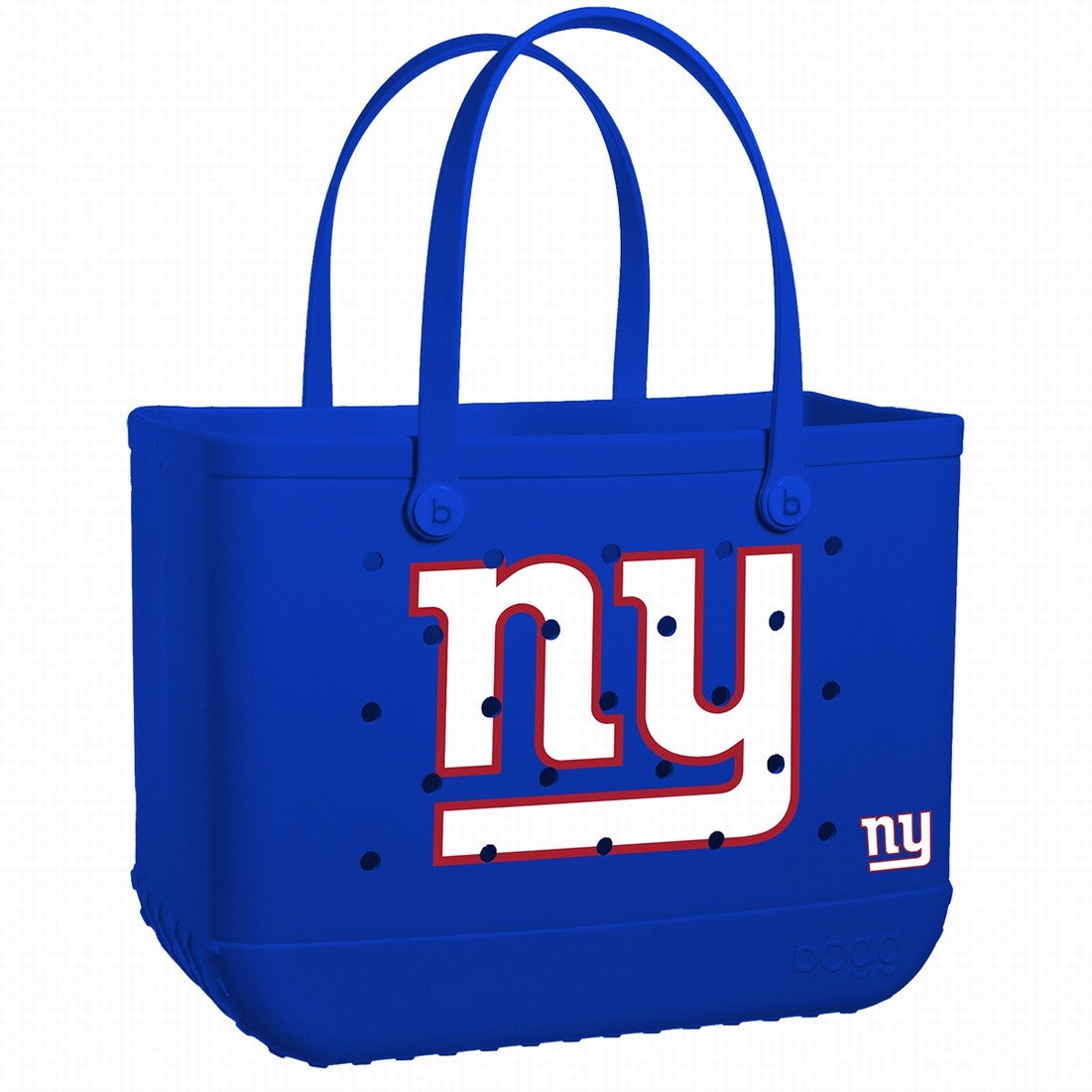 Original Bogg Bag New York Giants Open Top Beach Organizer Sandproof Waterproof with Makeup Bag for Water Sports Travel Organizer Vacation Essentials for Women