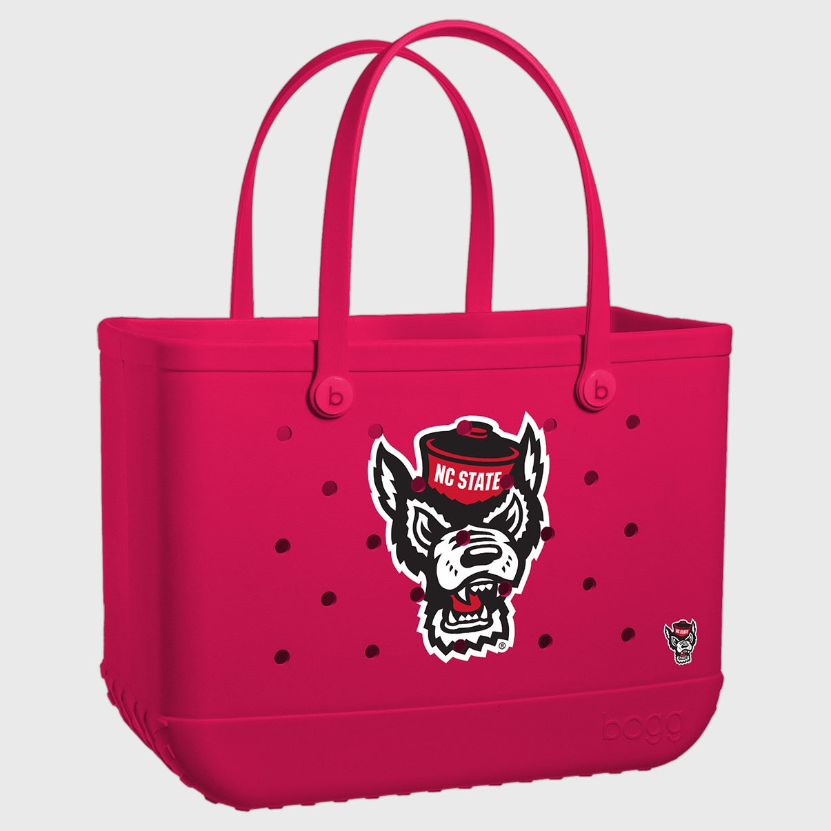 Original Bogg Bag NC State Wolfpack Luxury Resort Pool Tote Large Capacity Sandproof with Spacious Interior for Water Sports Travel Organizer Vacation Essentials for Women