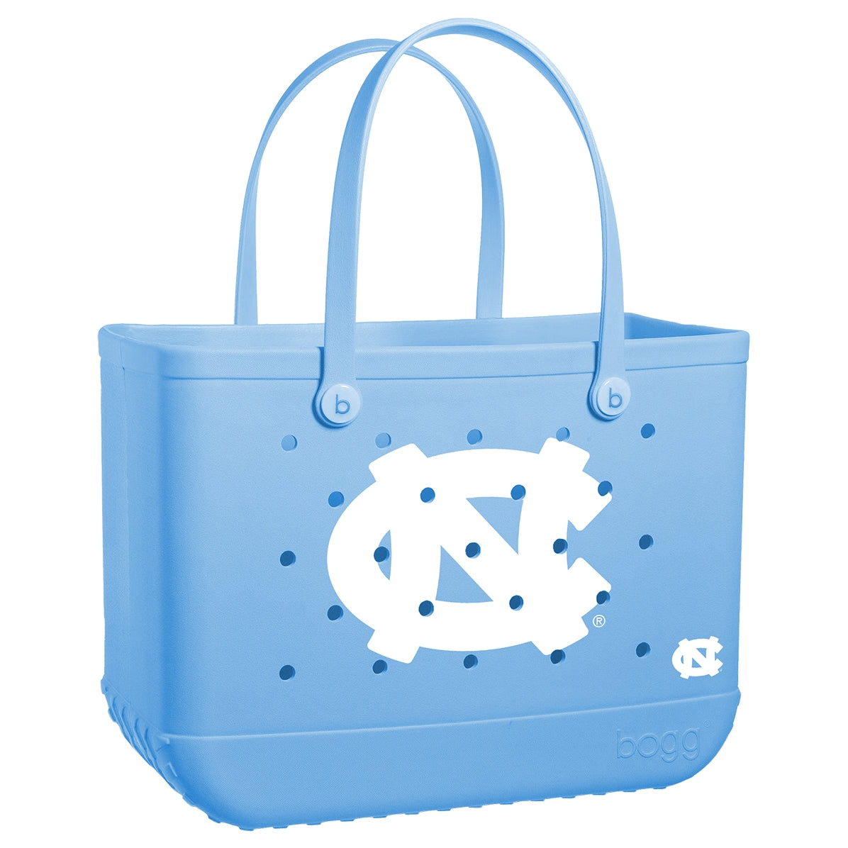 Original Bogg Bag North Carolina Tar Heels Poolside Storage Carryall Washable Oversized with Extra Storage Compartments for Camping Trips Travel Organizer Vacation Essentials for Women