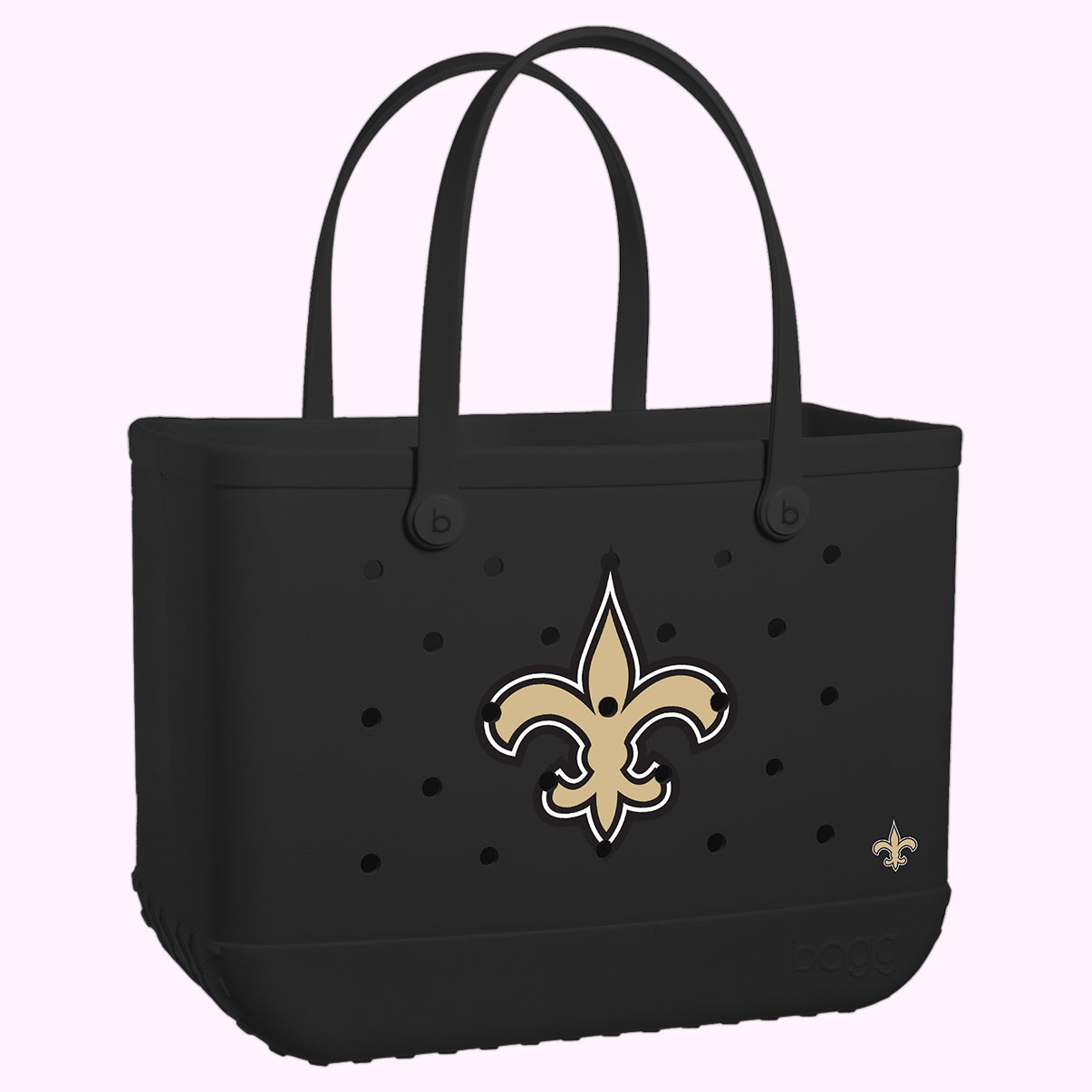 Original Bogg Bag New Orleans Saints Coastal Weekend Carryall Flexible Washable Bonus Cosmetic Bag Included for Outdoor Sports