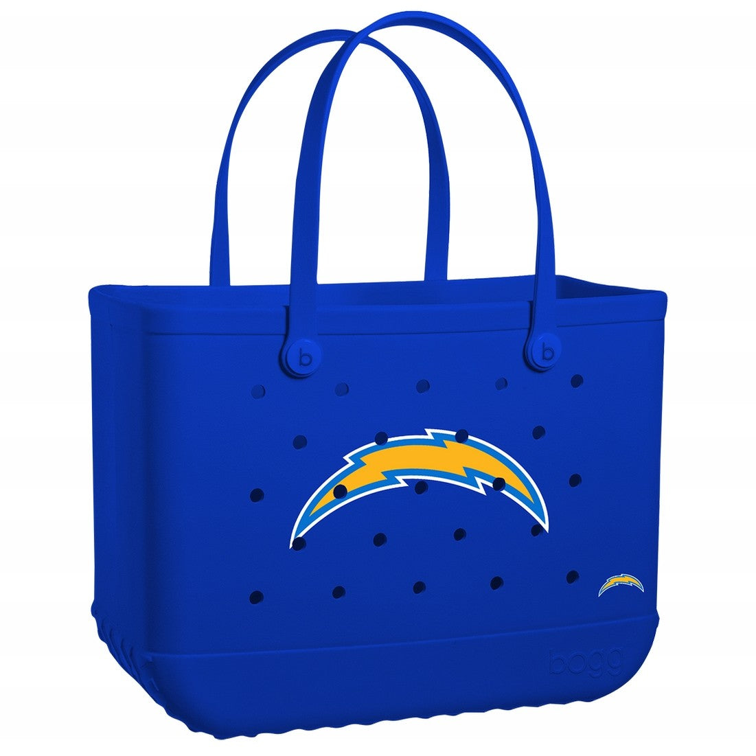 Original Bogg Bag Los Angeles Chargers Cruise Essentials Travel Tote Lightweight Travel Friendly with Makeup Bag for Resort Holidays Travel Organizer Vacation Essentials for Women