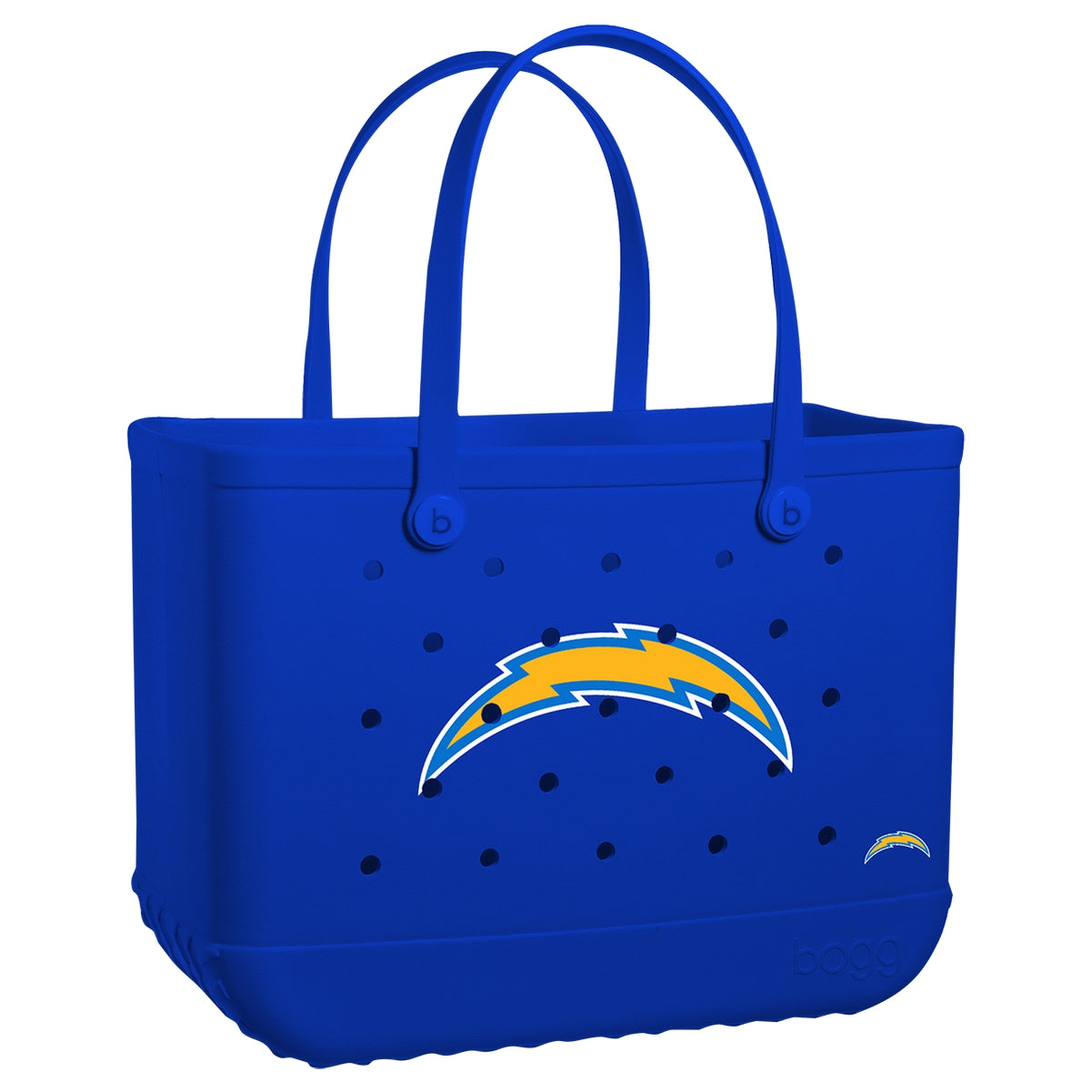 Original Bogg Bag Los Angeles Chargers Luxury Resort Pool Tote Easy Clean Washable with Waterproof Phone Pouch for Cruise Travel Travel Organizer Vacation Essentials for Women
