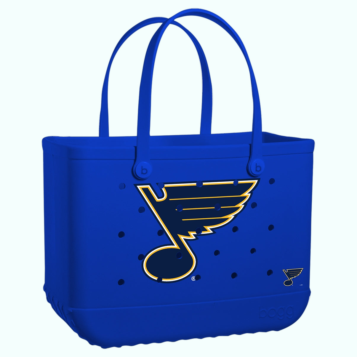 Original Bogg Bag St. Louis Blues Summer Beach Accessories Bag Sandproof Travel Friendly with Cosmetic Organizer for Resort Holidays Travel Organizer Vacation Essentials for Women