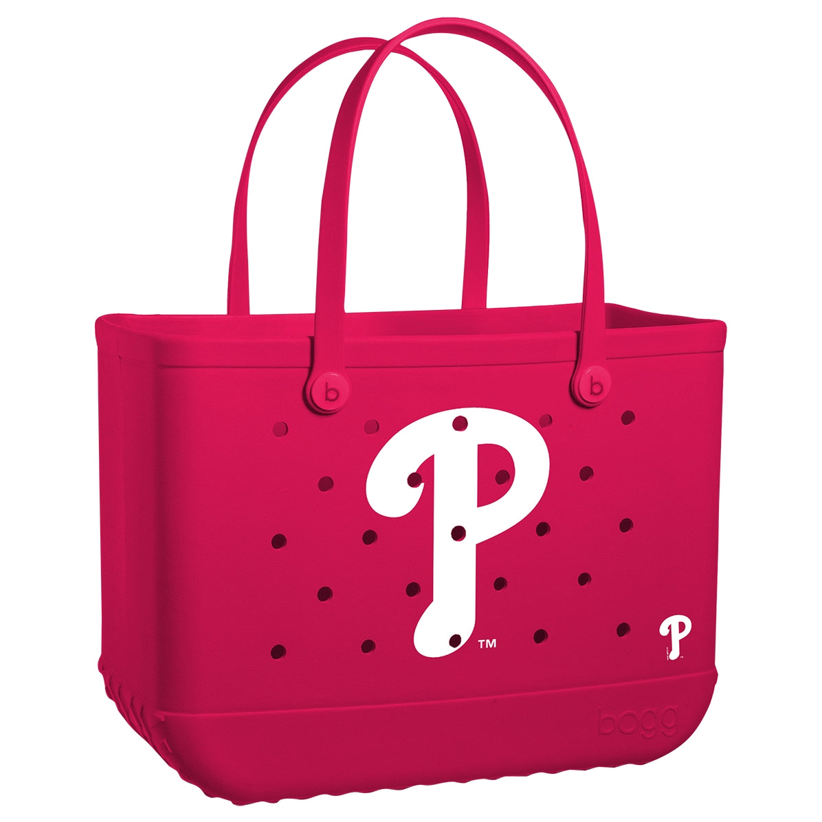 Original Bogg Bag Philadelphia Phillies Outdoor Leisure Organizer Functional Easy Clean Deep Storage Interior for Women