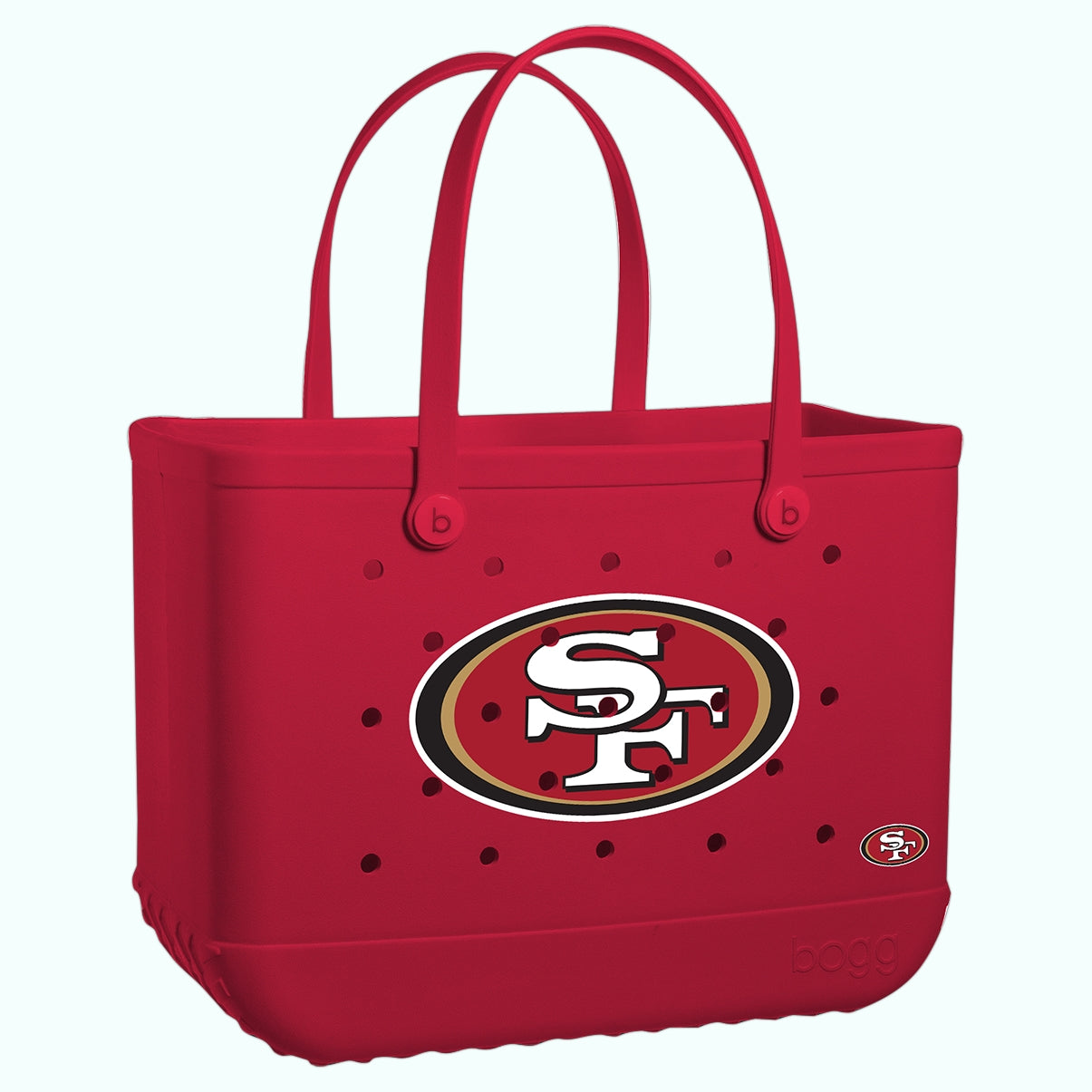 Original Bogg Bag San Francisco 49ers Family Fun Day Tote Flexible Oversized Open Top Access Access for Summer Adventures