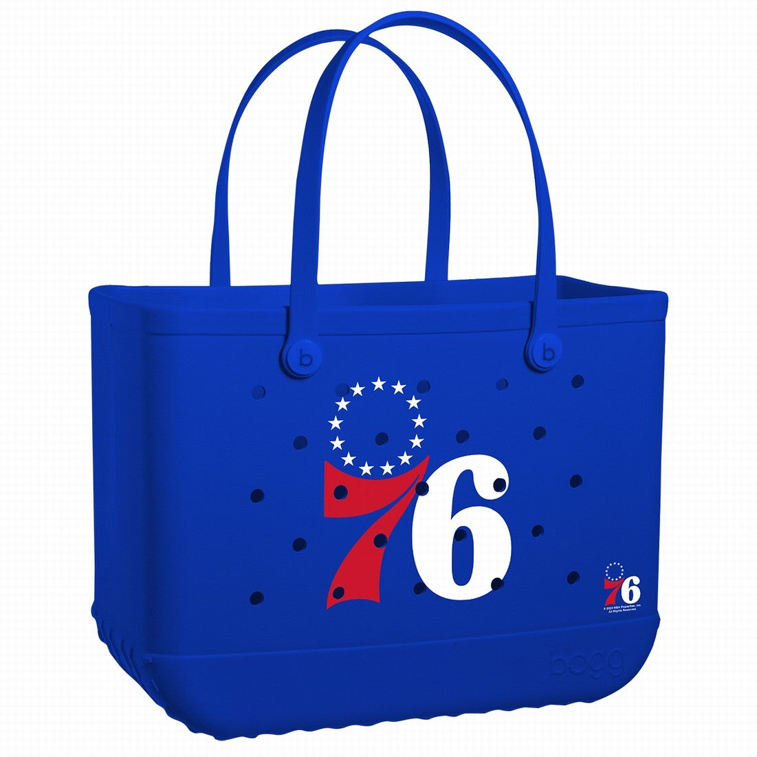 Original Bogg Bag Philadelphia 76ers Coastal Weekend Carryall Stylish Sandproof Adjustable Shoulder Strap for Boat Excursions