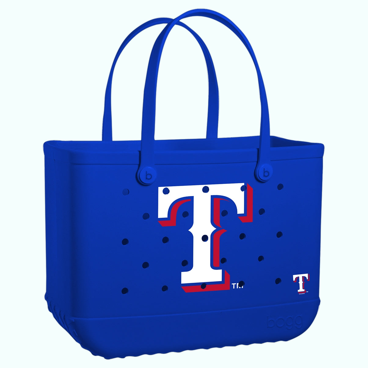 Original Bogg Bag Texas Rangers Outdoor Leisure Organizer Modern Waterproof Open Top Access Access for Women
