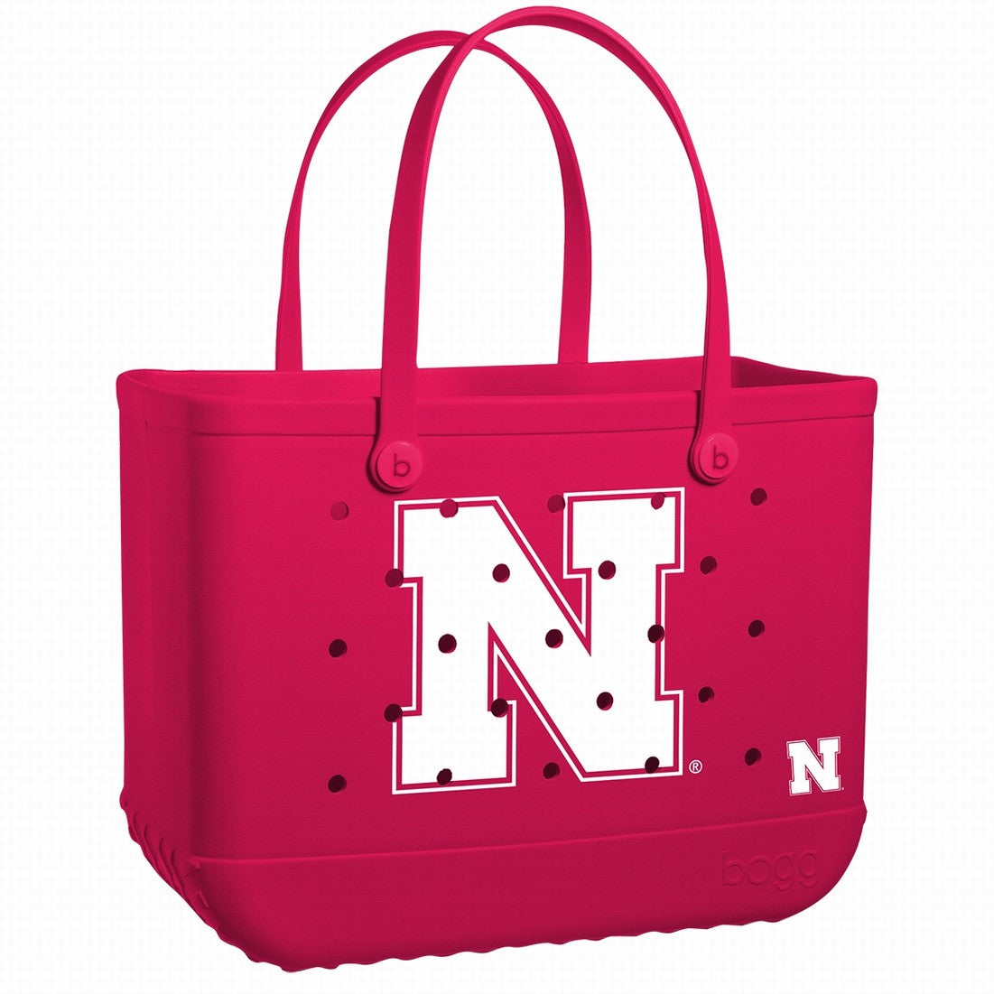 Original Bogg Bag Nebraska Cornhuskers Water Activity Organizer Heavy Duty Travel Friendly Adjustable Shoulder Strap for Beach Holidays