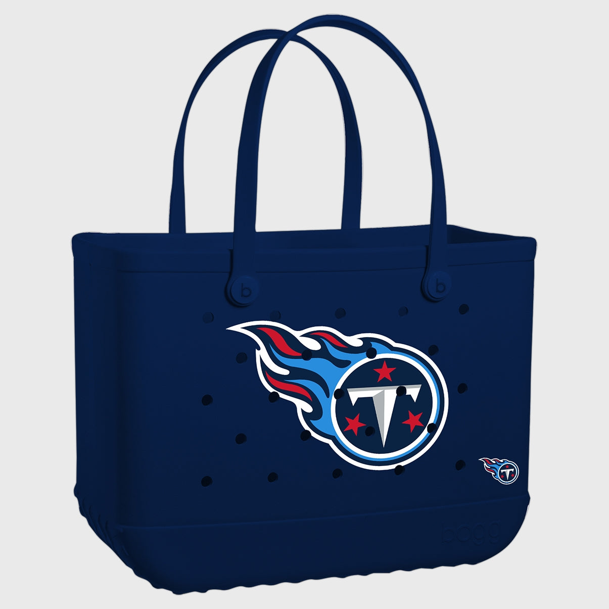 Original Bogg Bag Tennessee Titans Waterproof EVA Beach Tote Bag Lightweight Tip Resistant with Cosmetic Organizer for Cruise Travel Travel Organizer Vacation Essentials for Women