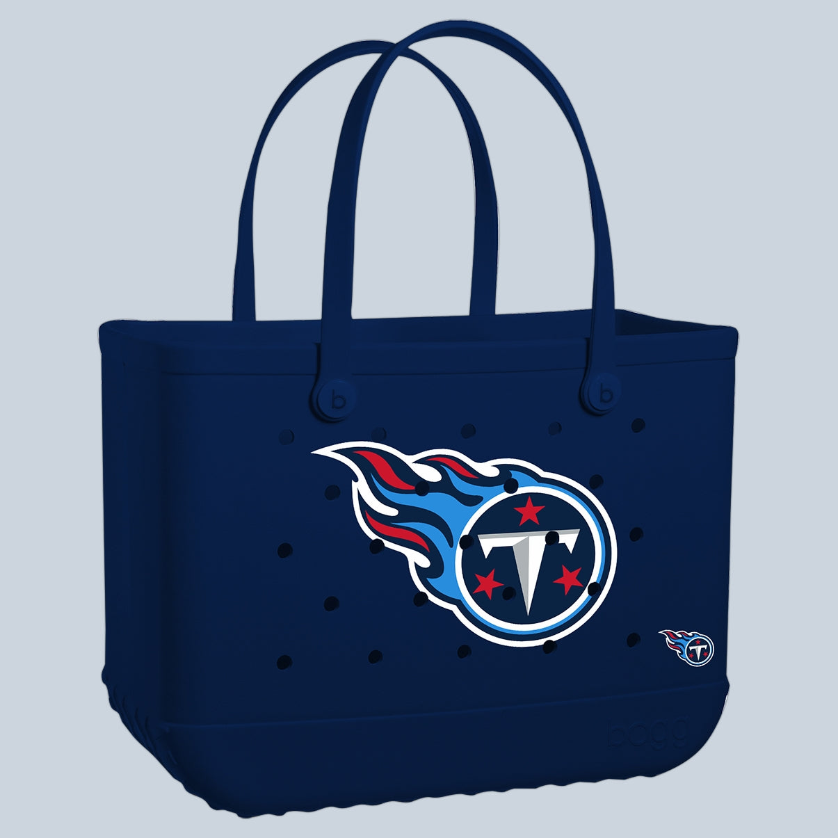 Original Bogg Bag Tennessee Titans Ocean Day Storage Tote Modern Oversized Waterproof Phone Pouch Included for Resort Vacations