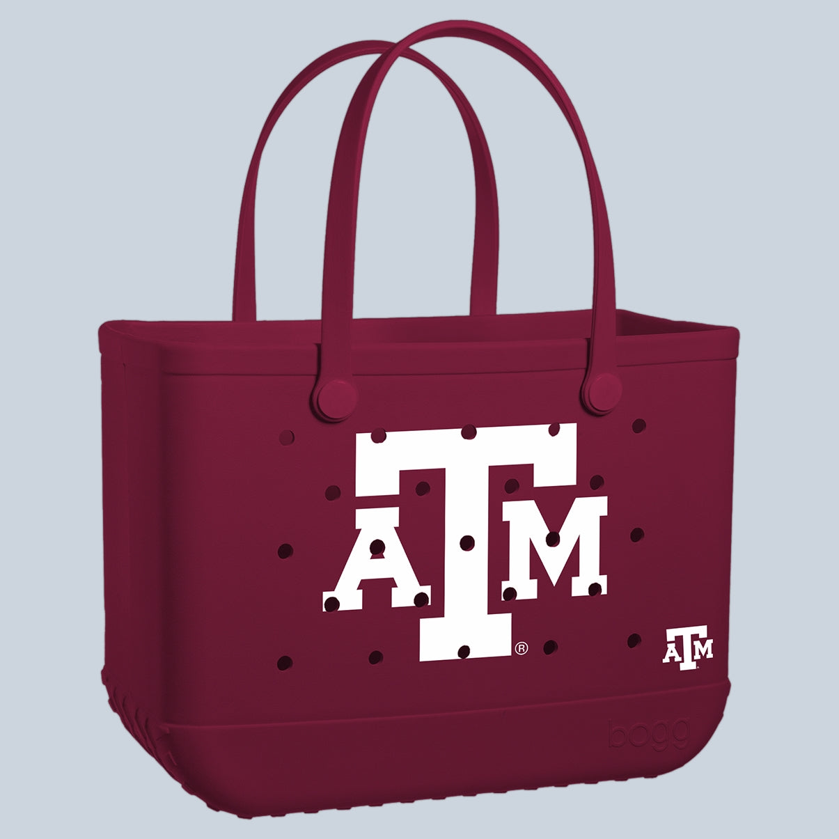 Original Bogg Bag Texas A&M Aggies Waterfront Travel Tote Ultra Durable Travel Friendly Accessory Organizer Pouch for Pool Activities
