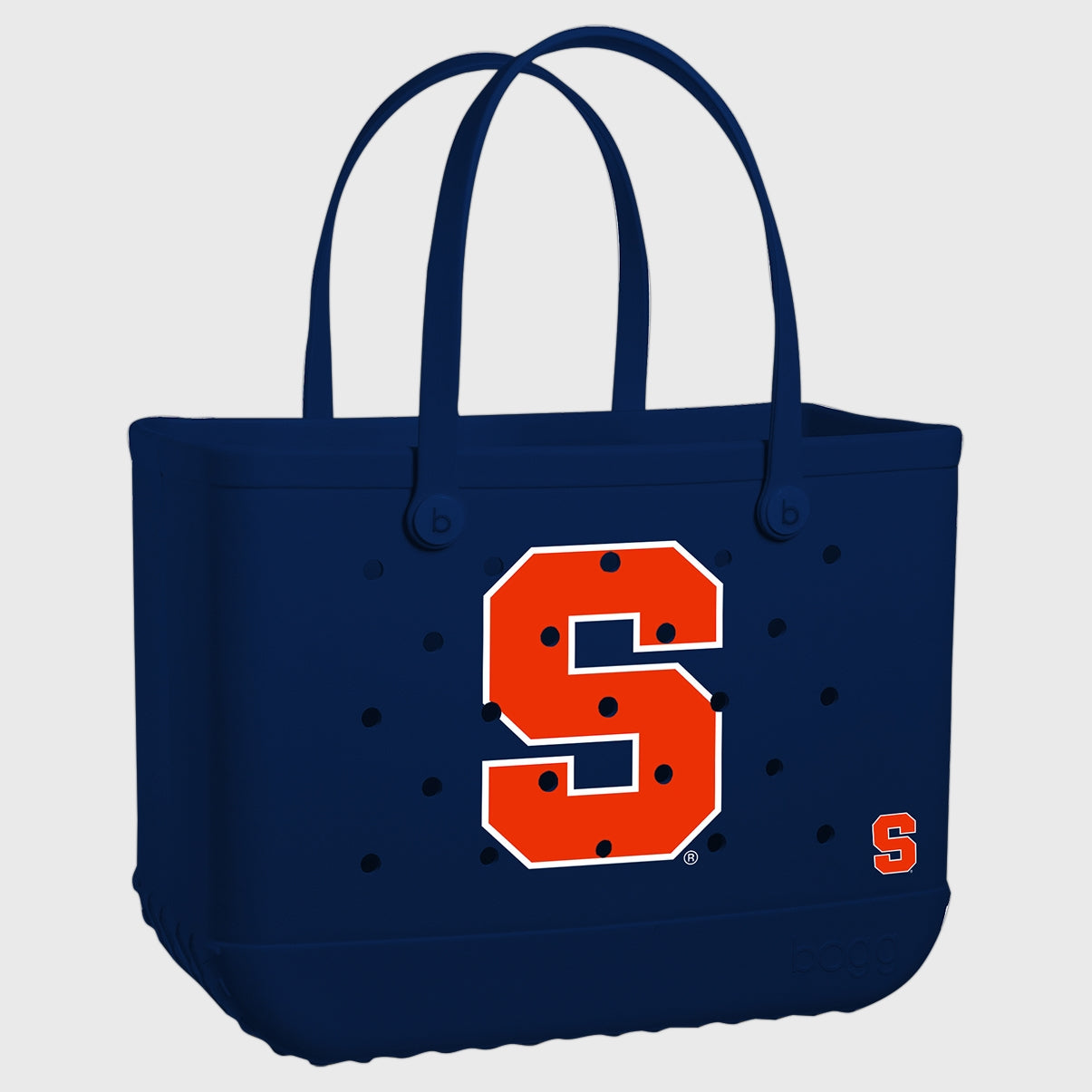 Original Bogg Bag Syracuse Orange Coastal Travel Beach Bag Functional Waterproof Non Slip Bottom Design for Summer Adventures